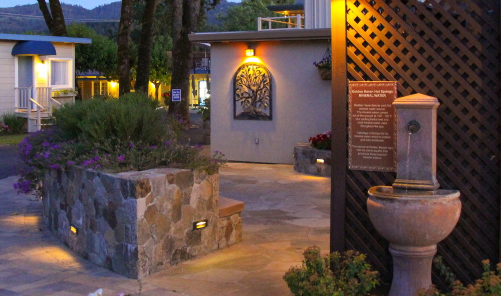 Golden Haven Hot Springs Hotel Calistoga Exterior foto