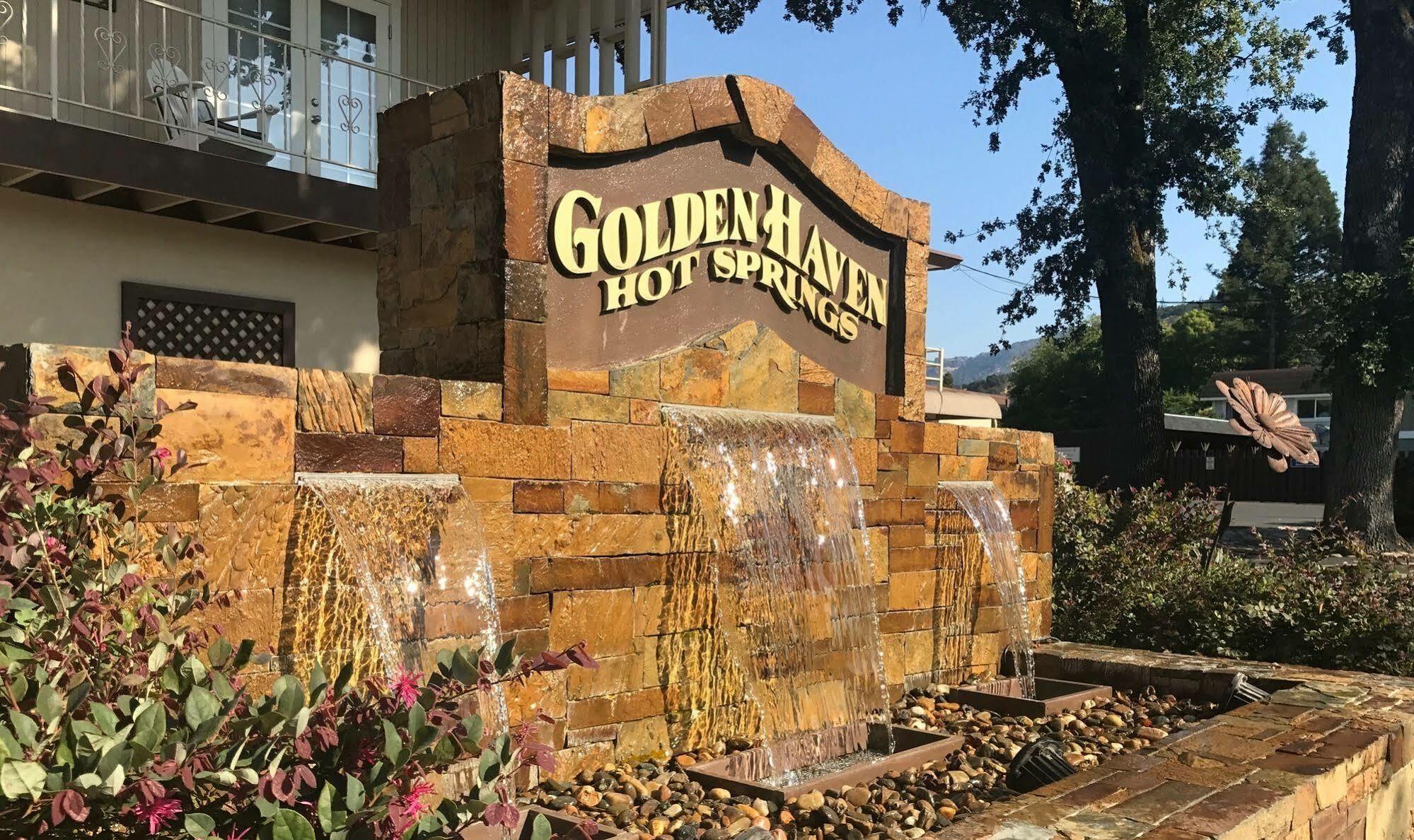 Golden Haven Hot Springs Hotel Calistoga Exterior foto